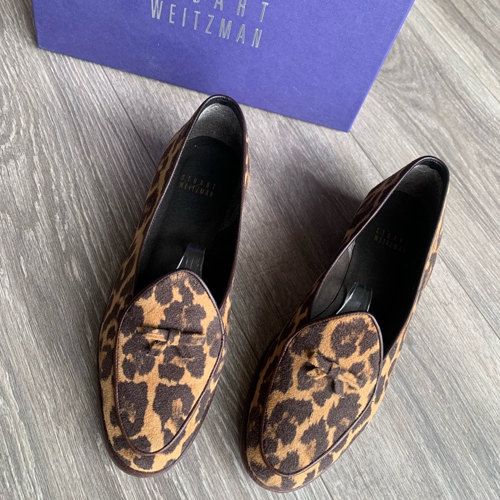 Vintage Stuart Weitzman Leopard Loafer